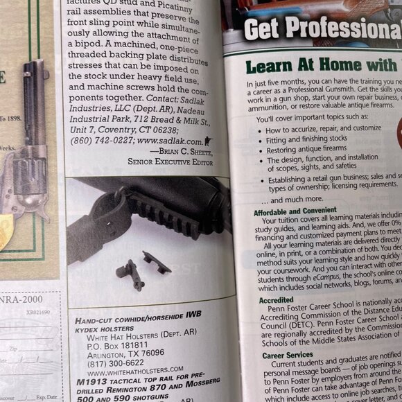 American Rifleman NRA Magazine August 2011 Vol 159 No 8 u National Rifle Associa - Picture 9 of 12